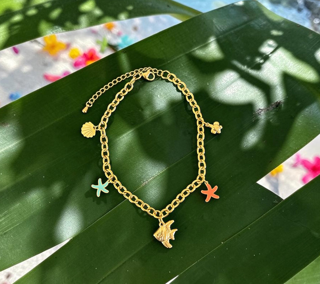 Bracelets de cheville breloques✨