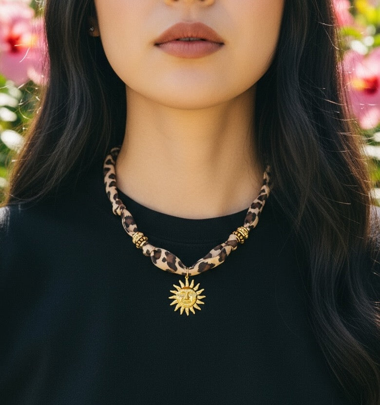 Collier tissu✨