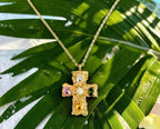 Collier chaîne fine et croix ✨